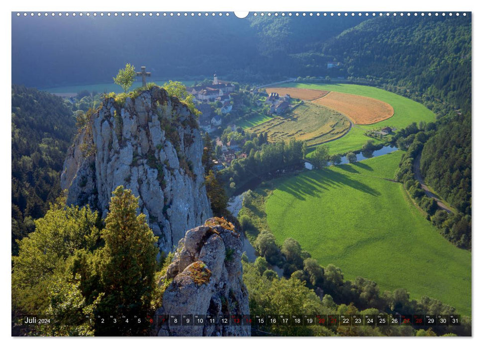 JahresZeiten an der Oberen Donau (CALVENDO Premium Wandkalender 2024)