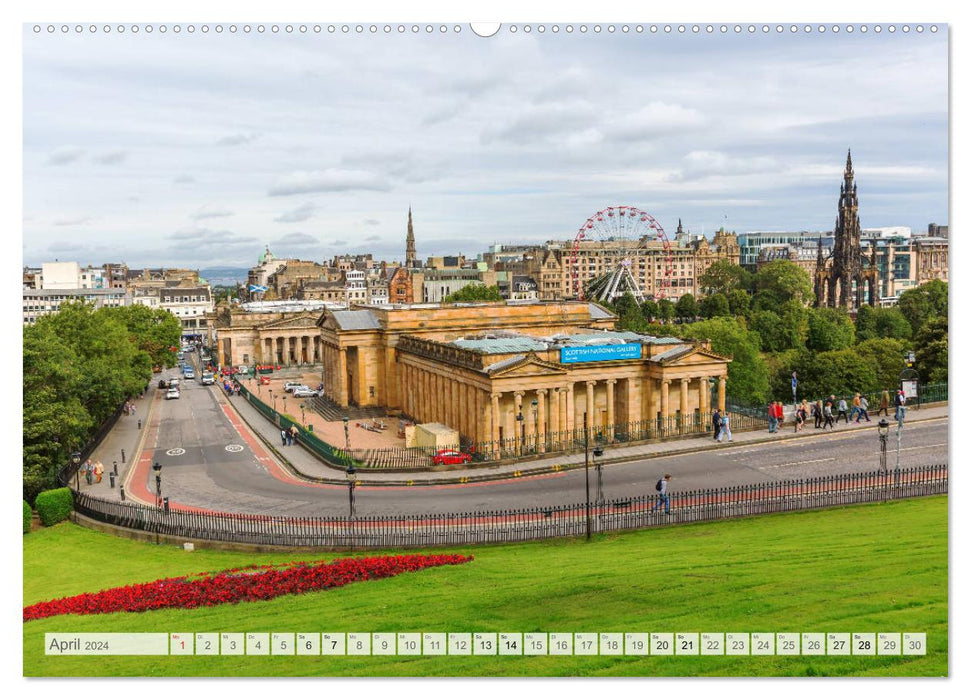 Edinburgh - Impressionen aus der schottischen Hauptstadt (CALVENDO Premium Wandkalender 2024)