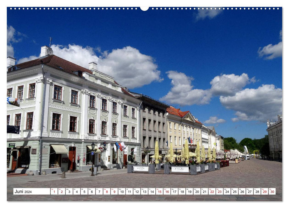 Malerisches Dorpat - Estlands Universitätsstadt Tartu (CALVENDO Premium Wandkalender 2024)