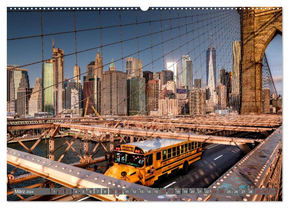 New York City Vibes (CALVENDO Premium Wandkalender 2024)