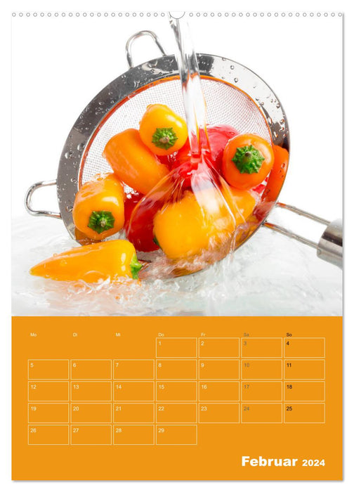 Des choses colorées pour la cuisine (Calendrier mural CALVENDO 2024) 