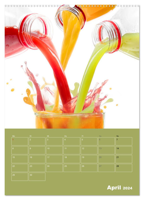 Des choses colorées pour la cuisine (Calendrier mural CALVENDO 2024) 