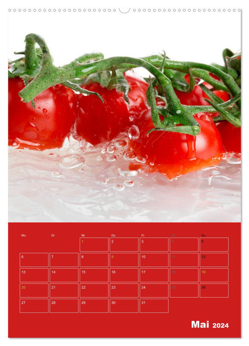 Des choses colorées pour la cuisine (Calendrier mural CALVENDO 2024) 