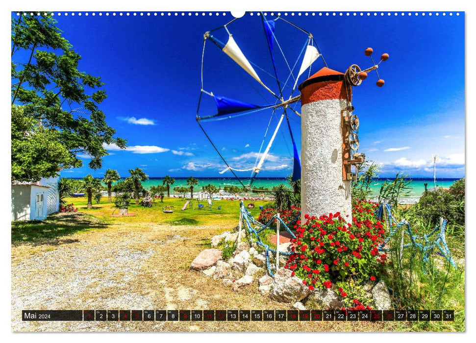 Idyllisches Rhodos (CALVENDO Wandkalender 2024)