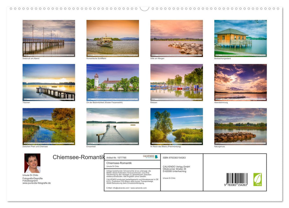 Chiemsee-Romantik (CALVENDO Premium Wandkalender 2024)