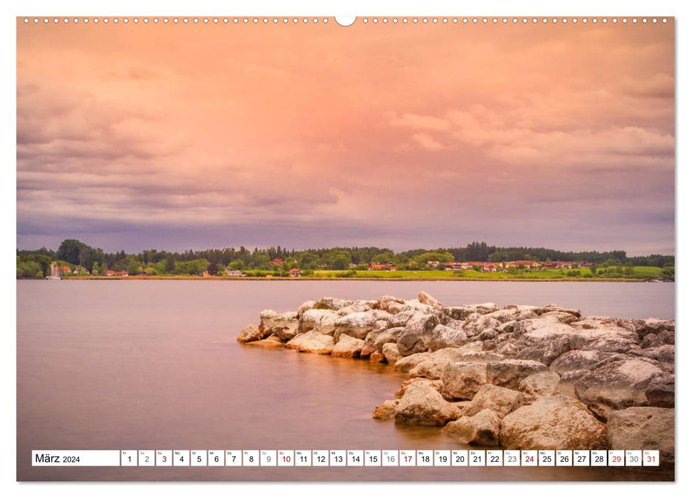 Chiemsee-Romantik (CALVENDO Premium Wandkalender 2024)