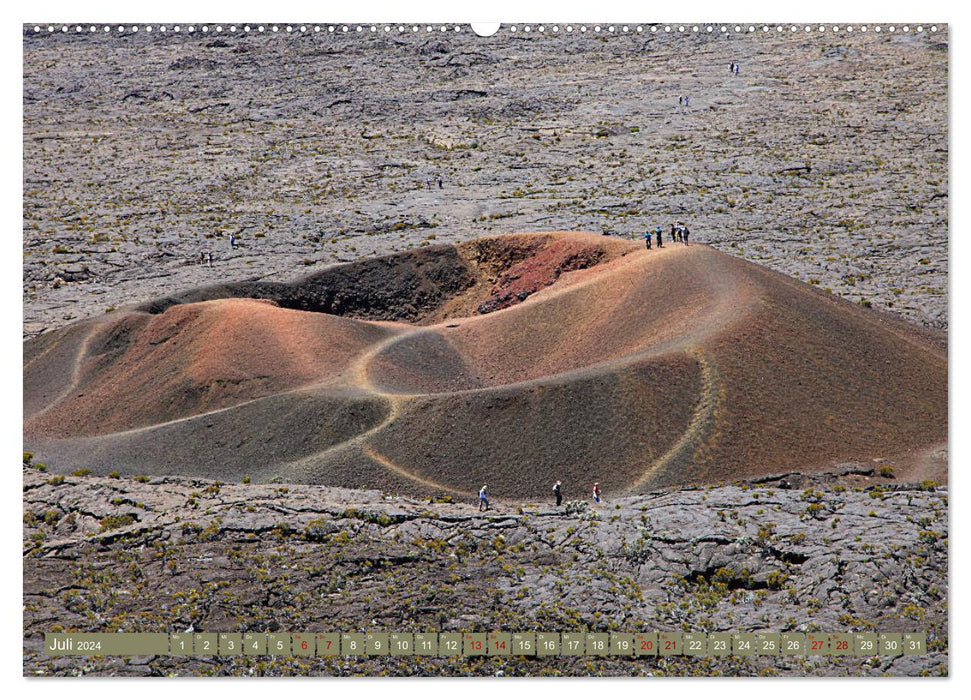 La Réunion - Vulkane und kreolische Kultur (CALVENDO Premium Wandkalender 2024)