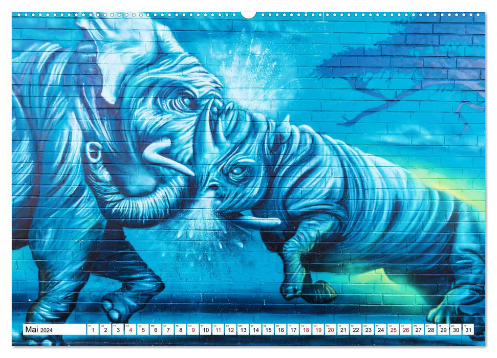 Kunst der Strasse (CALVENDO Premium Wandkalender 2024)