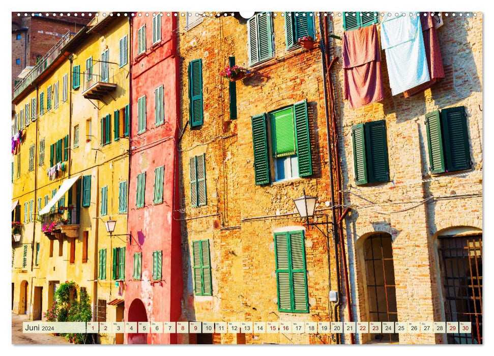 Impressionen aus Siena (CALVENDO Wandkalender 2024)