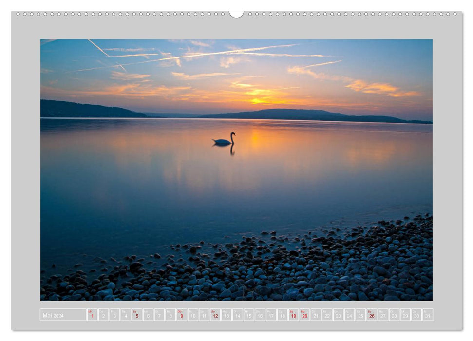 Trois pays, un lac - Lac de Constance (Calendrier mural CALVENDO 2024) 