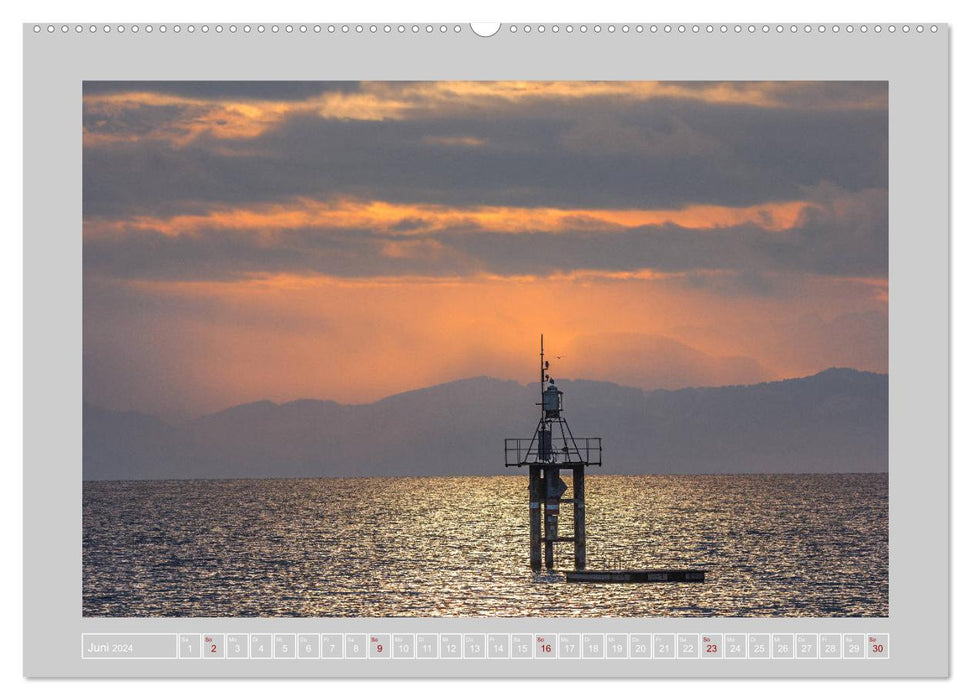 Trois pays, un lac - Lac de Constance (Calendrier mural CALVENDO 2024) 