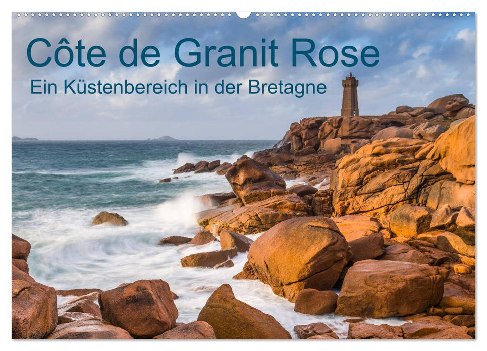 Côte de Granit Rose - Ein Küstenbereich in der Bretagne (CALVENDO Wandkalender 2024)