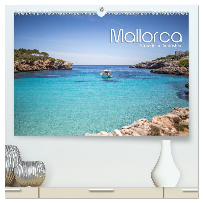 Mallorca - Strände im Südosten (CALVENDO Premium Wandkalender 2024)