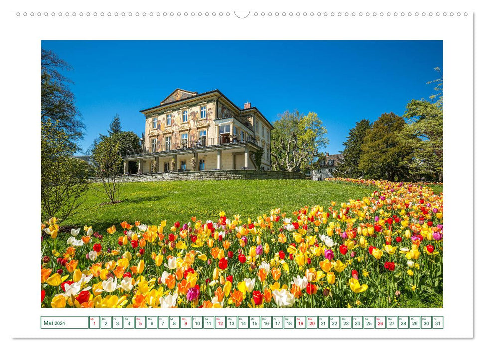 Konstanz - die größte Stadt am Bodensee (CALVENDO Premium Wandkalender 2024)