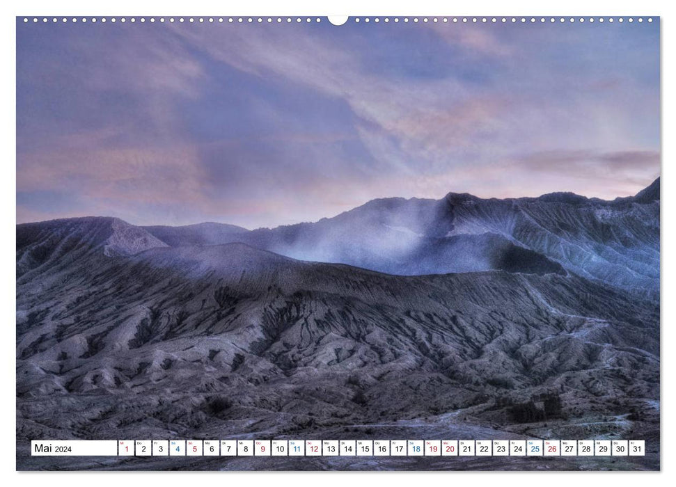 Java, Indonesische Insel im Feuerring (CALVENDO Premium Wandkalender 2024)