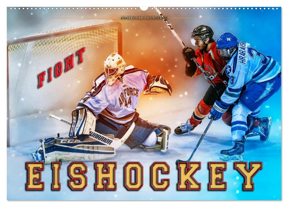 Eishockey - Fight (CALVENDO Wandkalender 2024)