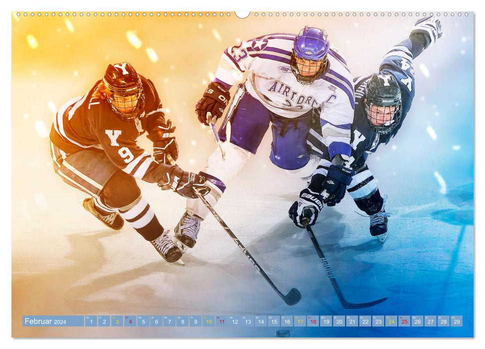 Eishockey - Fight (CALVENDO Wandkalender 2024)