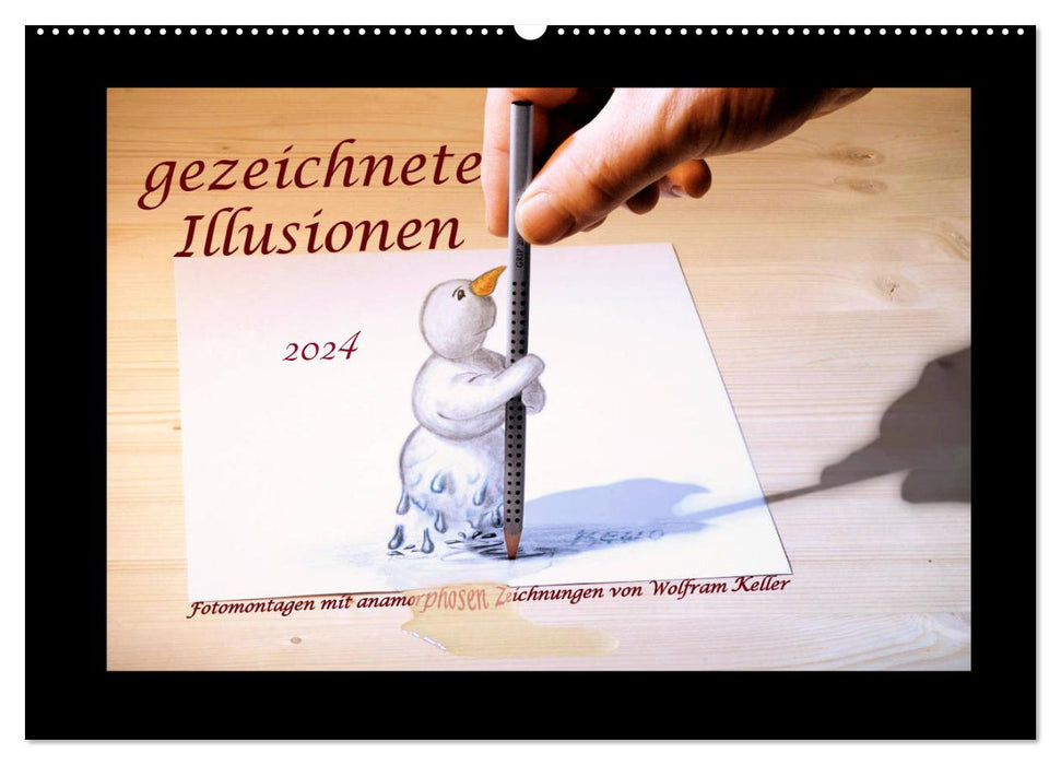 gezeichnete Illusionen (CALVENDO Wandkalender 2024)