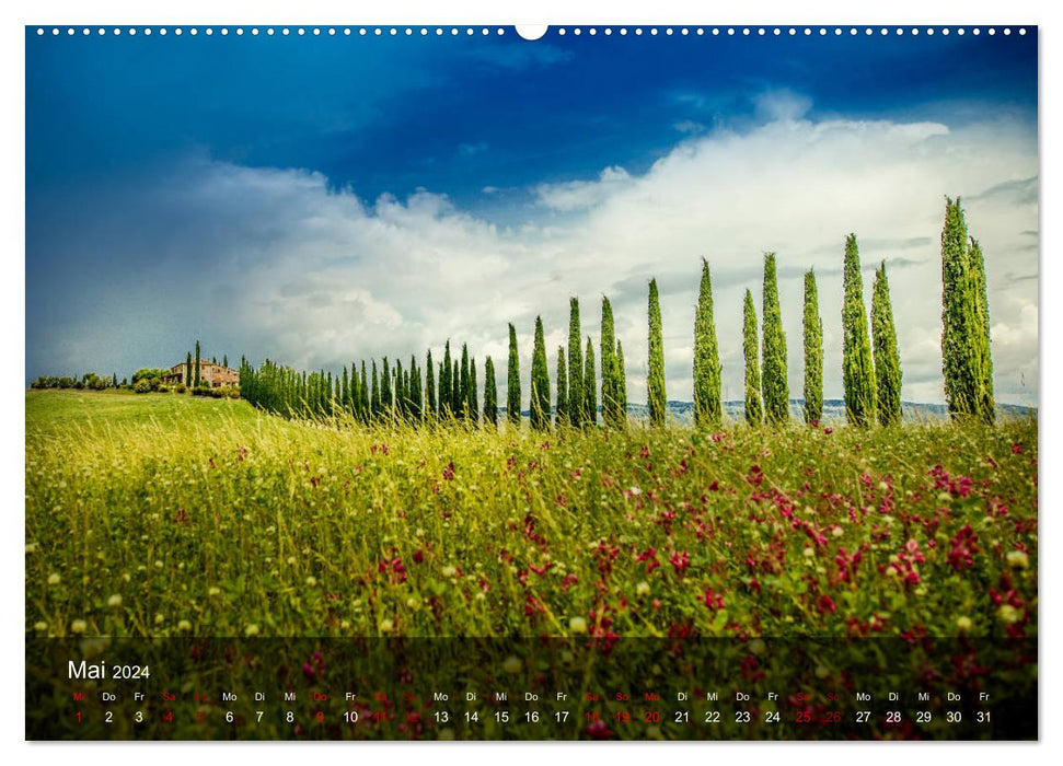 Toskana - spür den Sommer (CALVENDO Premium Wandkalender 2024)