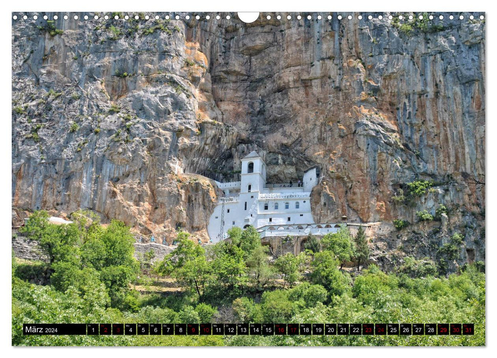 Unterwegs in Montenegro (CALVENDO Wandkalender 2024)