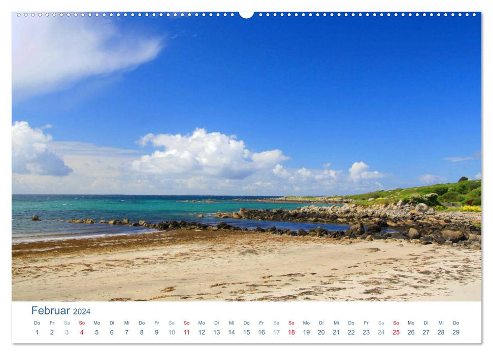 Irlande 2024. Impressions entre collines verdoyantes et côtes bleues (Calendrier mural CALVENDO Premium 2024) 