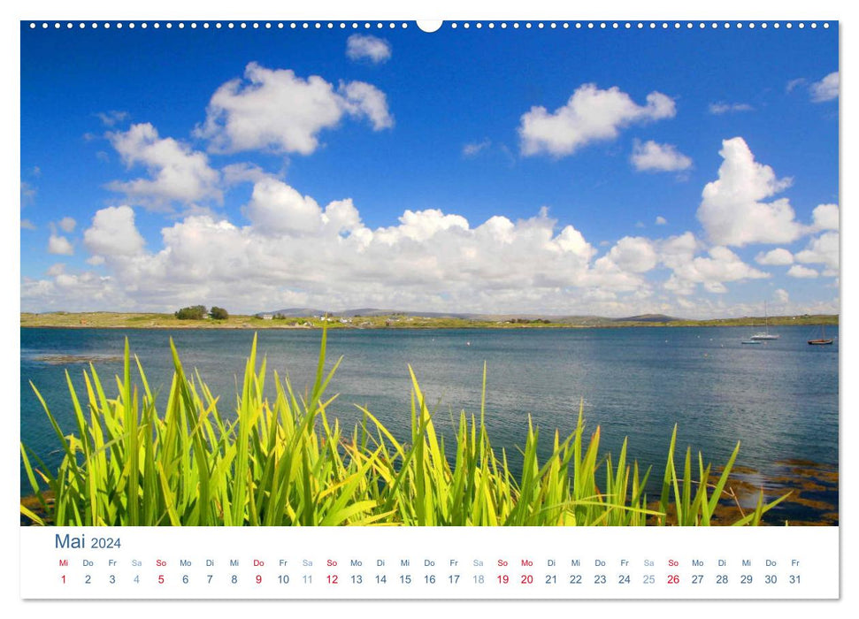 Irland 2024. Impressionen zwischen grünen Hügeln und blauen Küsten (CALVENDO Premium Wandkalender 2024)