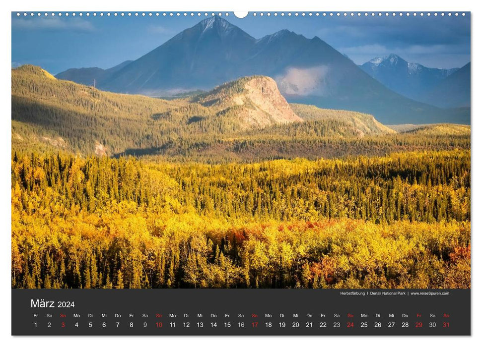 Alaska 2024 - fascinantement différent (Calvendo Premium Wall Calendar 2024) 