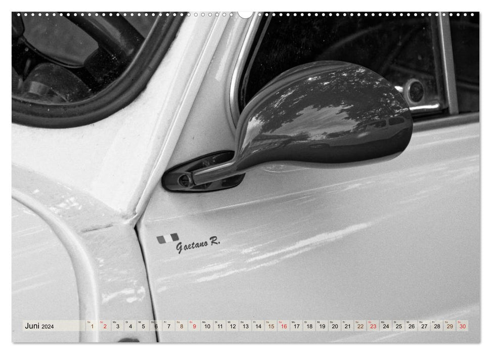 il Cinquecento - détails au point - dans le look d'un film analogique légendaire (Calvendo Premium Wall Calendar 2024) 