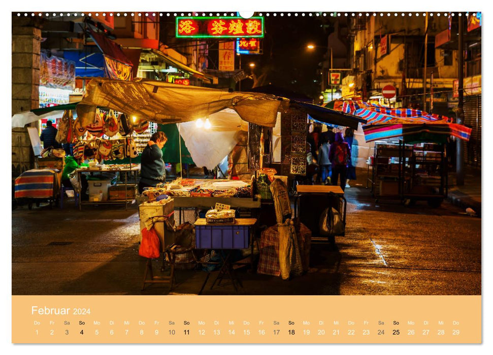 Impressionen aus Hong Kong (CALVENDO Wandkalender 2024)