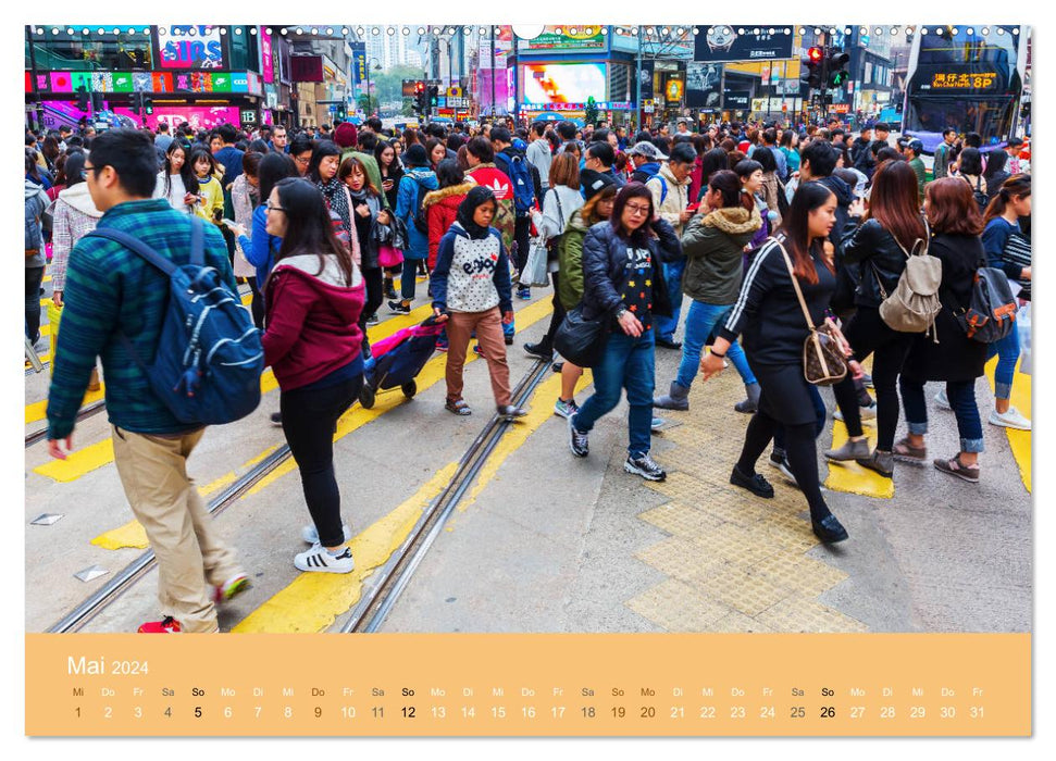 Impressionen aus Hong Kong (CALVENDO Wandkalender 2024)