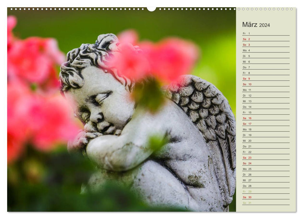 Engel - Begleiter für jeden Tag (CALVENDO Premium Wandkalender 2024)