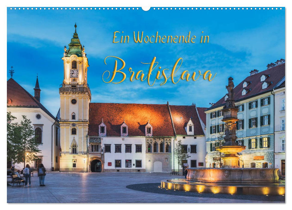 Ein Wochenende in Bratislava (CALVENDO Wandkalender 2024)