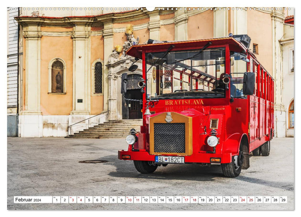 Ein Wochenende in Bratislava (CALVENDO Wandkalender 2024)