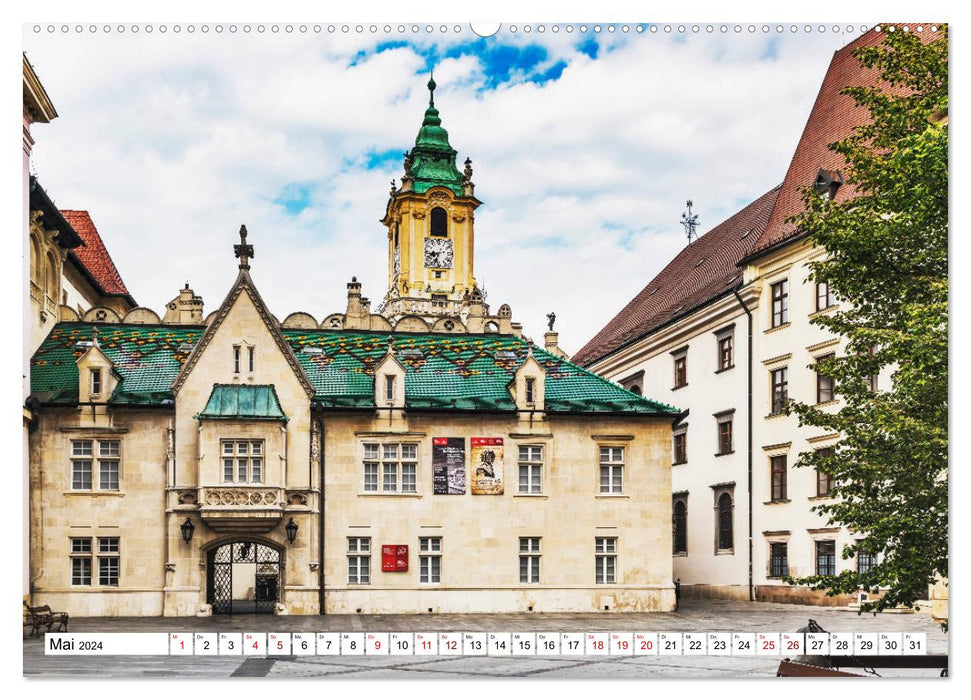 Ein Wochenende in Bratislava (CALVENDO Wandkalender 2024)