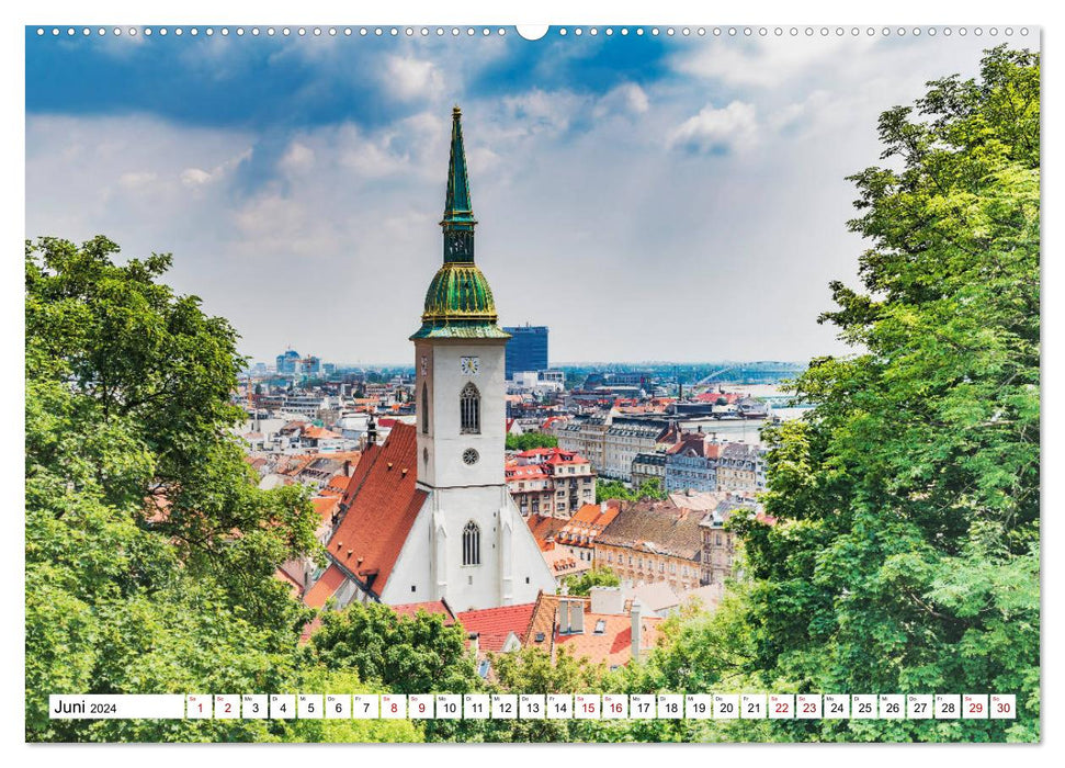 Ein Wochenende in Bratislava (CALVENDO Wandkalender 2024)