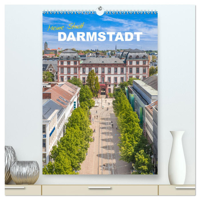 Meine Stadt Darmstadt (CALVENDO Premium Wandkalender 2024)