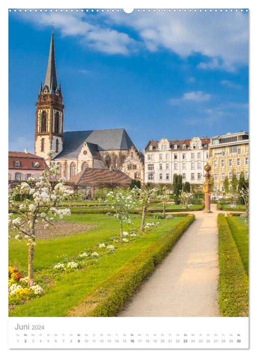 Meine Stadt Darmstadt (CALVENDO Premium Wandkalender 2024)