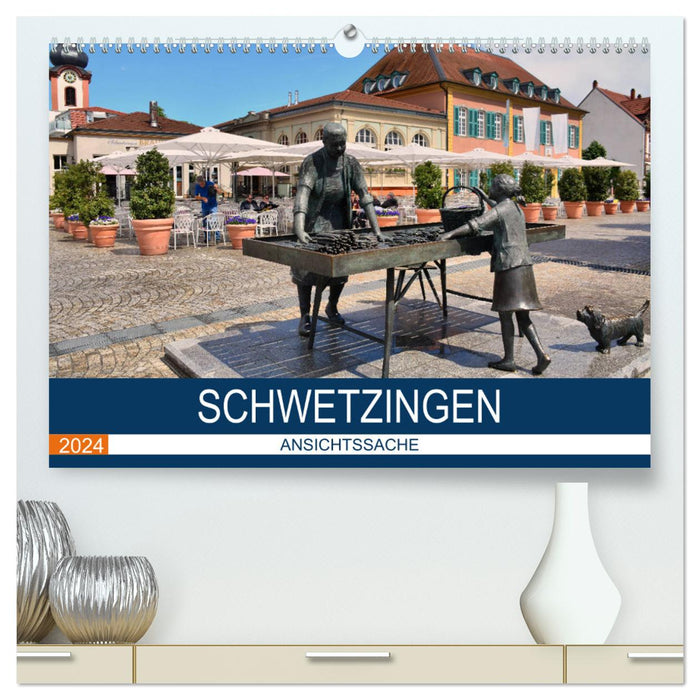 Schwetzingen - Ansichtssache (CALVENDO Premium Wandkalender 2024)