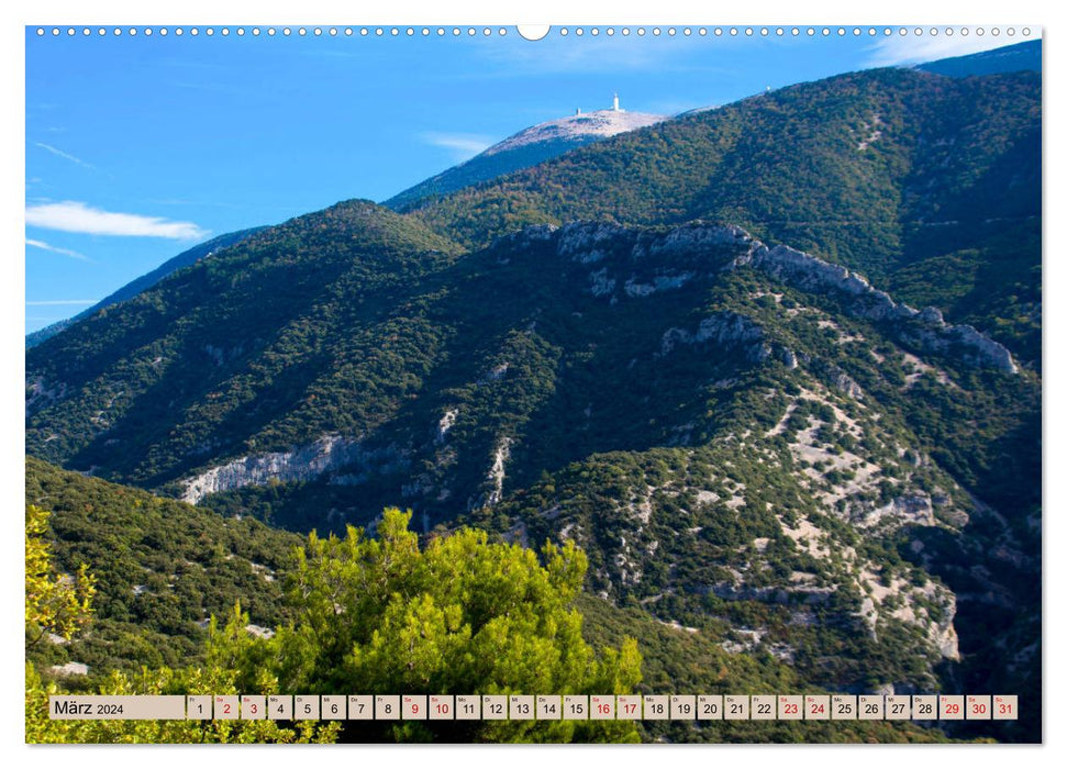 Magisches Land des Ventoux (CALVENDO Premium Wandkalender 2024)