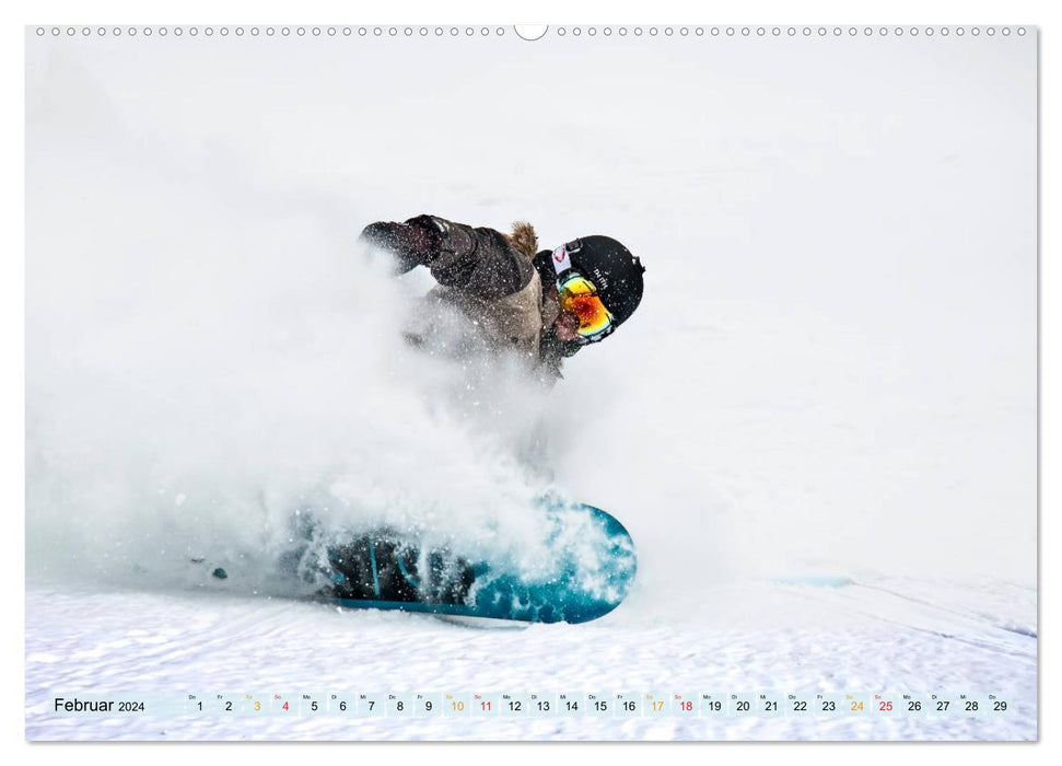 Snowboard - so cool (CALVENDO Premium Wandkalender 2024)