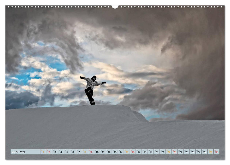Snowboard - so cool (CALVENDO Premium Wandkalender 2024)
