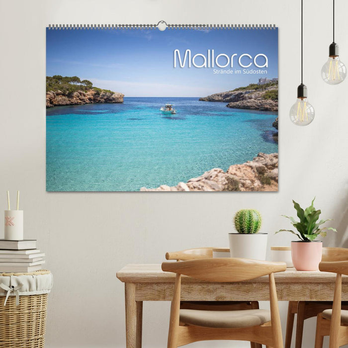 Mallorca - beaches in the southeast (CALVENDO wall calendar 2024) 