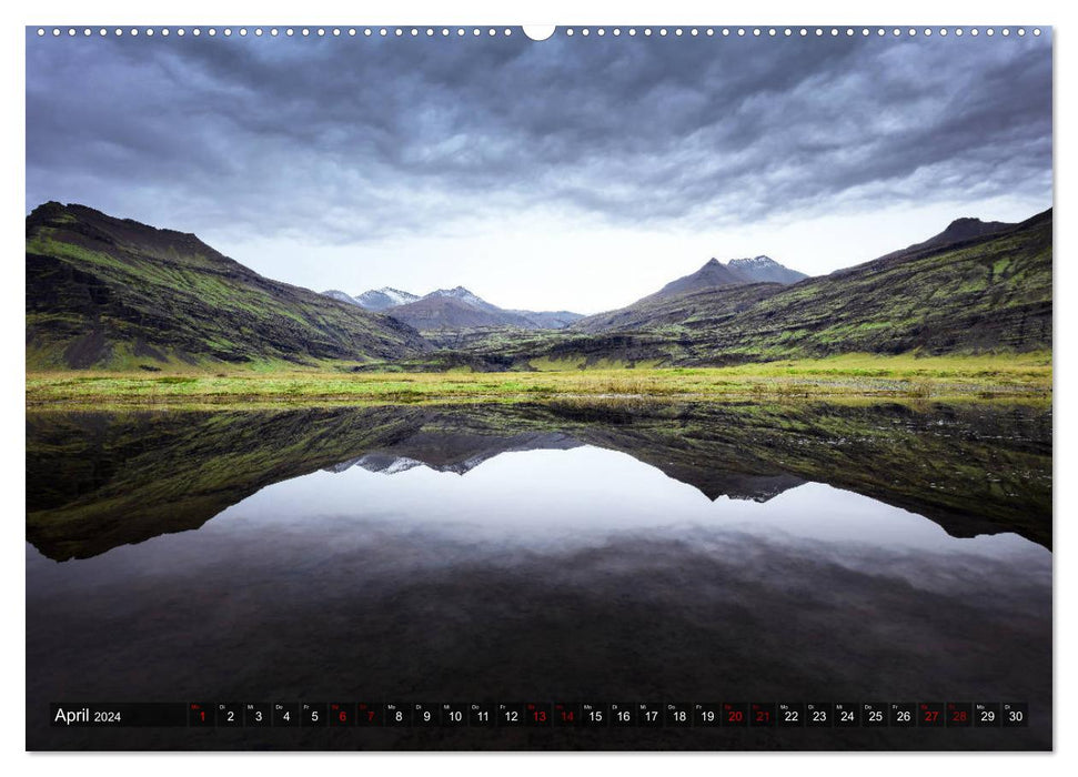 Island - Natur im Fokus (CALVENDO Premium Wandkalender 2024)