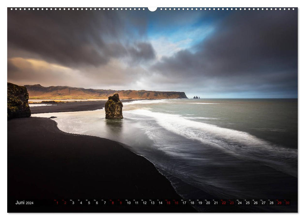 Island - Natur im Fokus (CALVENDO Premium Wandkalender 2024)