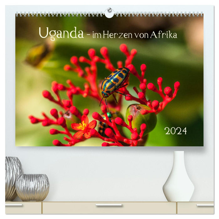 Uganda - im Herzen von Afrika (CALVENDO Premium Wandkalender 2024)