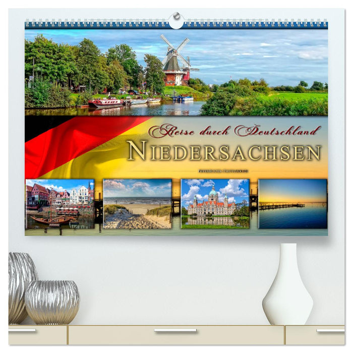 Voyage à travers l'Allemagne - Basse-Saxe (Calvendo Premium Wall Calendar 2024) 