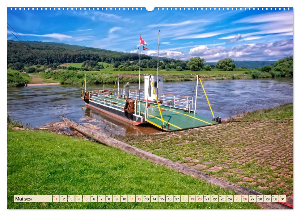 Voyage à travers l'Allemagne - Basse-Saxe (Calvendo Premium Wall Calendar 2024) 