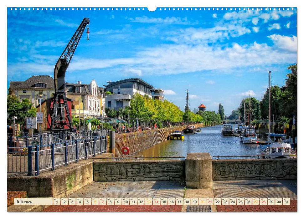 Voyage à travers l'Allemagne - Basse-Saxe (Calvendo Premium Wall Calendar 2024) 