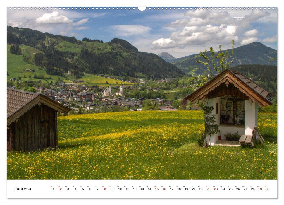Kitzbühel, Sportstadt und Wanderparadies (CALVENDO Premium Wandkalender 2024)