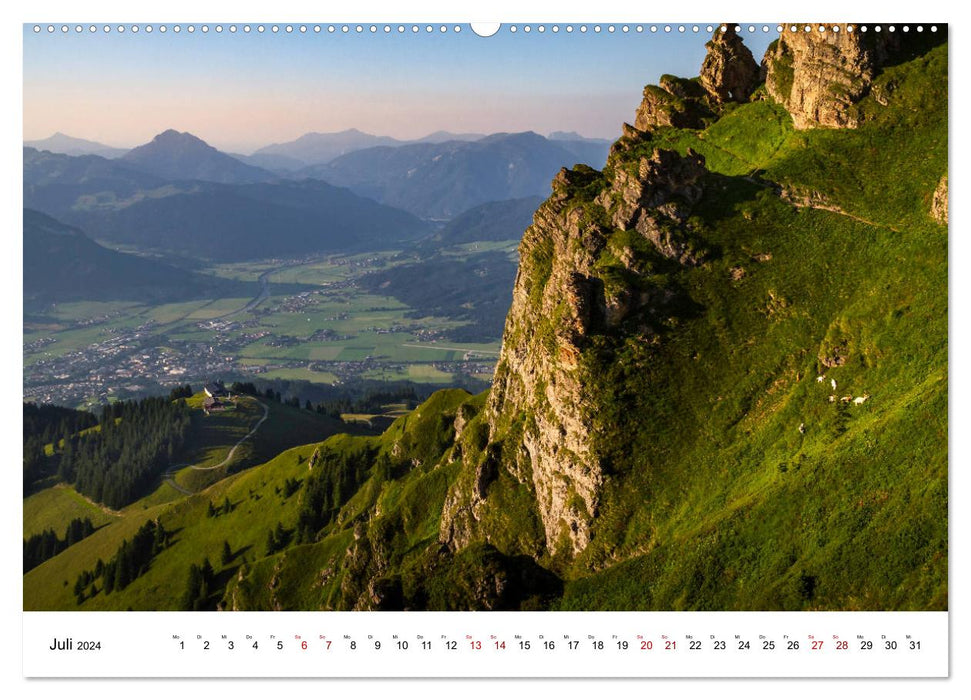 Kitzbühel, Sportstadt und Wanderparadies (CALVENDO Premium Wandkalender 2024)